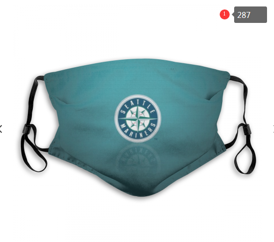 MLB Seattle Mariners #2 Dust mask with filter->mlb dust mask->Sports Accessory